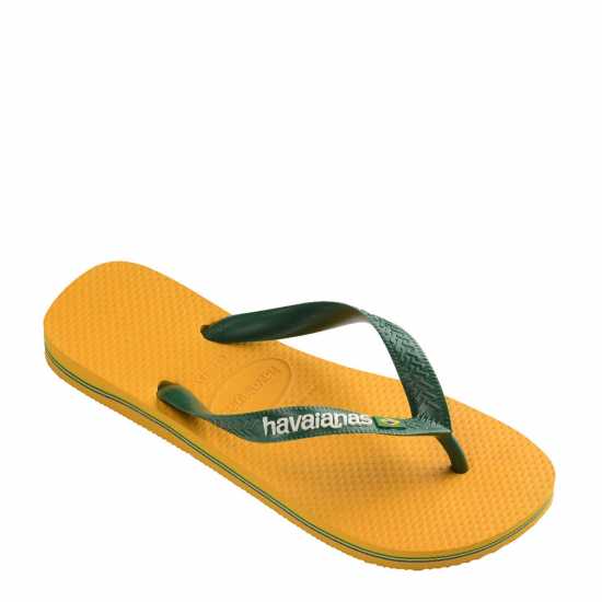 Мъжки сандали и джапанки Havaianas Дамски Джапанки Brasil Logo Flip Flops Поп жълто Havaianas Дамски Джапанки Brasil Logo Flip Flops Поп жълто Мъжки сандали и джапанки
