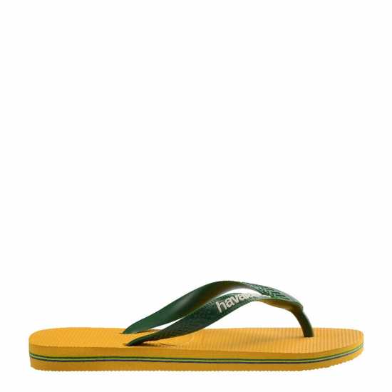 Мъжки сандали и джапанки Havaianas Дамски Джапанки Brasil Logo Flip Flops Поп жълто Havaianas Дамски Джапанки Brasil Logo Flip Flops Поп жълто Мъжки сандали и джапанки