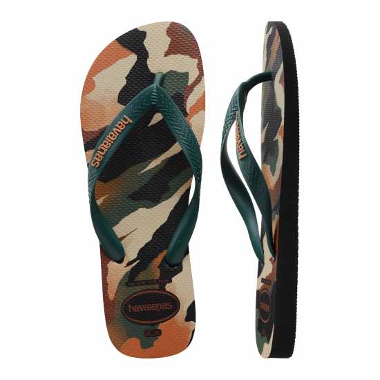 Мъжки сандали и джапанки Havaianas Дамски Джапанки Brasil Logo Flip Flops Хаки Каму Havaianas Дамски Джапанки Brasil Logo Flip Flops Хаки Каму Мъжки сандали и джапанки