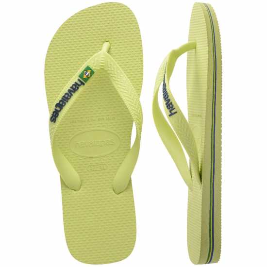 Havaianas Дамски Джапанки Brasil Logo Flip Flops Matcha Green Мъжки сандали и джапанки