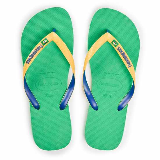 Havaianas Brasil Logo Flip Flops  