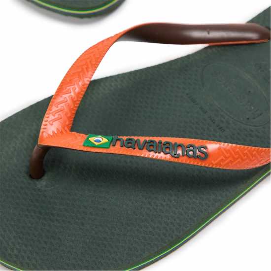 Havaianas Brasil Logo Flip Flops  