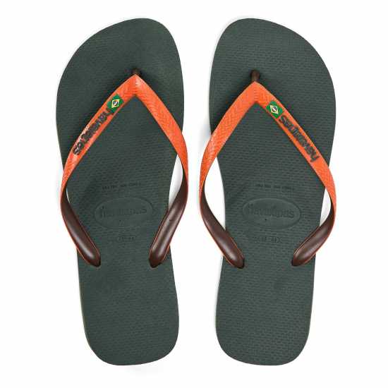 Havaianas Brasil Logo Flip Flops  