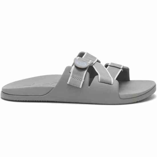 Chaco Chillos Slide Sandal Mens Сива на периферията Chaco Chillos Slide Sandal Mens Сива на периферията