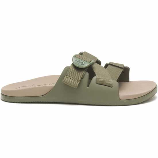 Chaco Chillos Slide Sandal Mens Фосил Chaco Chillos Slide Sandal Mens Фосил