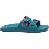 Chaco Chillos Slide Sandal Mens Периферен Кобалт