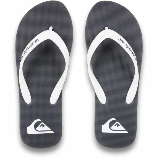 Quiksilver Мъжки Джапанки Molokai Flip Flops Mens Черно/Раста Quiksilver Мъжки Джапанки Molokai Flip Flops Mens Черно/Раста