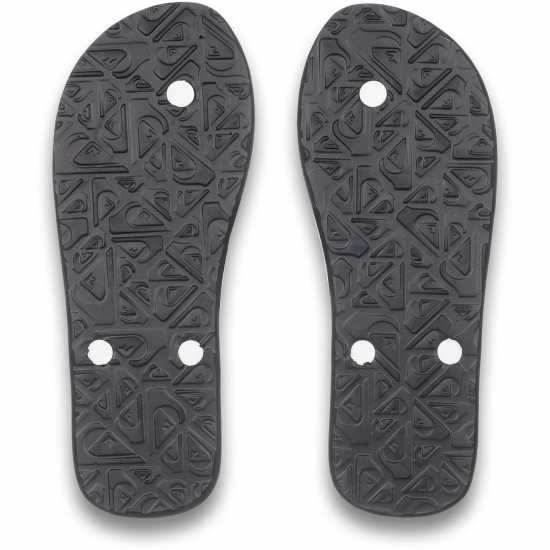 Quiksilver Мъжки Джапанки Molokai Flip Flops Mens Черно/Раста Quiksilver Мъжки Джапанки Molokai Flip Flops Mens Черно/Раста