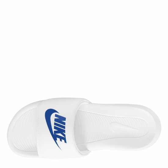 Nike Victori One Mens Slides White/Royal Nike Victori One Mens Slides