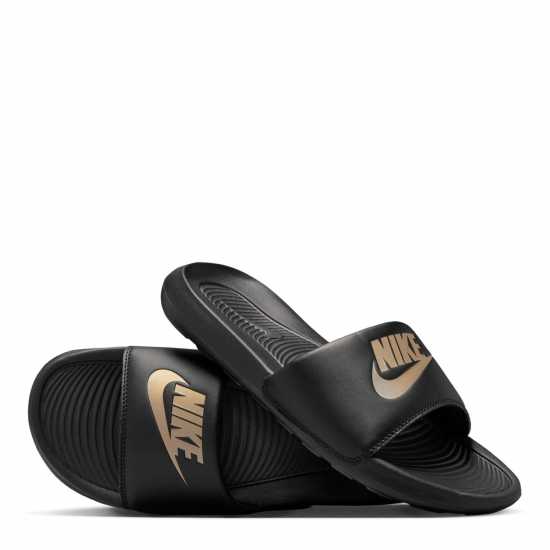 Nike Victori One Mens Slides Black/Metallic Мъжки сандали и джапанки