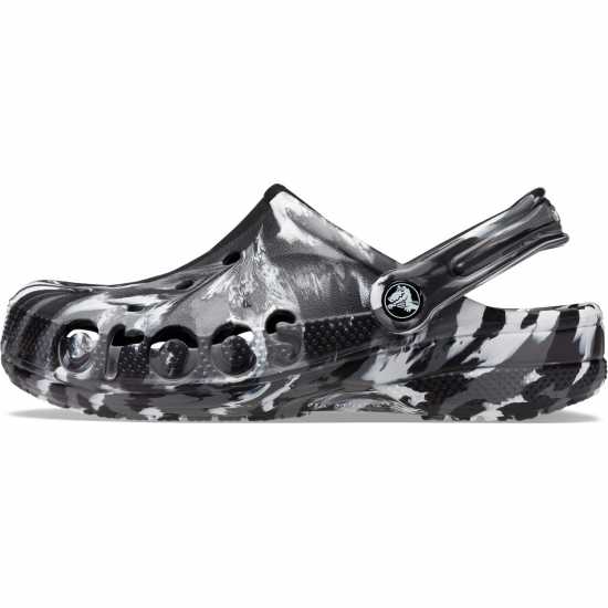 Crocs Baya Marbled Clogs Mens Черно/Бяло 
