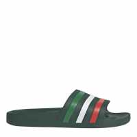 Adidas Adilette Aqua Slide Mens Grn/Wht/Red Adidas Adilette Aqua Slide Mens Grn/Wht/Red