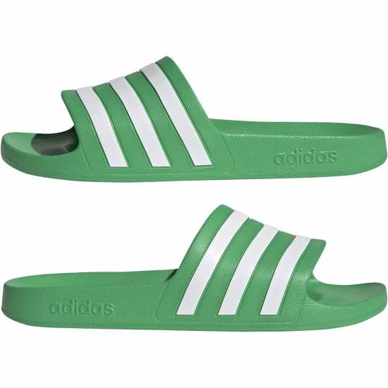 Мъжки сандали и джапанки Adidas Adilette Aqua Slide Mens Vivgreen/White Adidas Adilette Aqua Slide Mens Vivgreen/White Мъжки сандали и джапанки