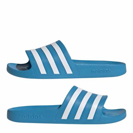Adidas Adilette Aqua Slide Mens Сол Син/Бял Мъжки сандали и джапанки
