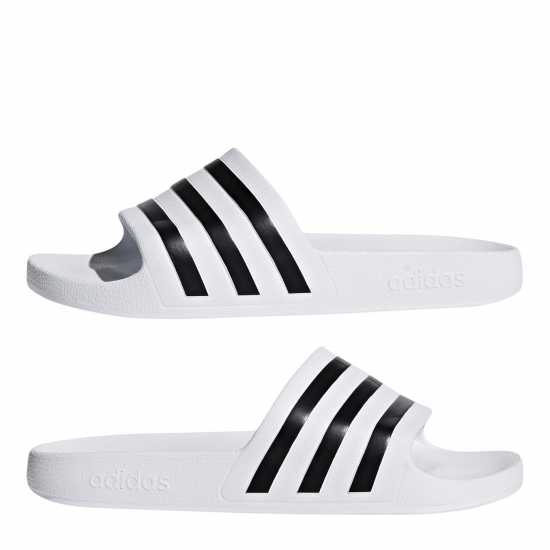 Мъжки сандали и джапанки Adidas Adilette Aqua Slide Mens Бяло/Черно Adidas Adilette Aqua Slide Mens Бяло/Черно Мъжки сандали и джапанки