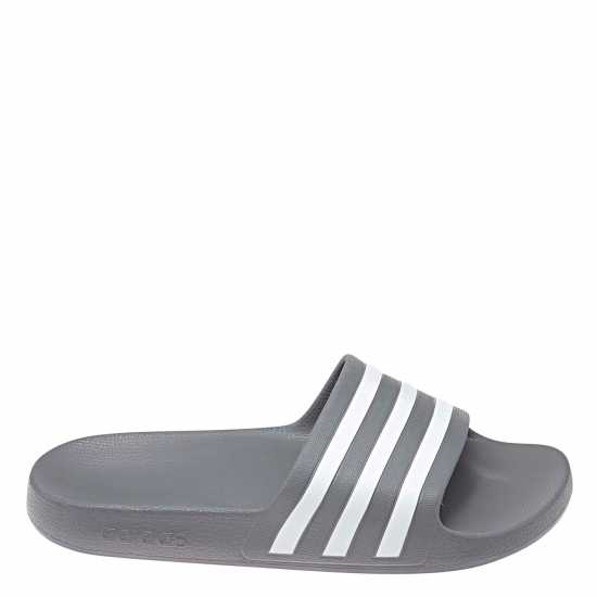 Мъжки сандали и джапанки Adidas Adilette Aqua Slide Mens Сиво/Бяло Adidas Adilette Aqua Slide Mens Сиво/Бяло Мъжки сандали и джапанки