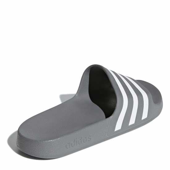 Мъжки сандали и джапанки Adidas Adilette Aqua Slide Mens Сиво/Бяло Adidas Adilette Aqua Slide Mens Сиво/Бяло Мъжки сандали и джапанки