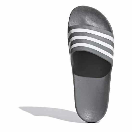 Мъжки сандали и джапанки Adidas Adilette Aqua Slide Mens Сиво/Бяло Adidas Adilette Aqua Slide Mens Сиво/Бяло Мъжки сандали и джапанки