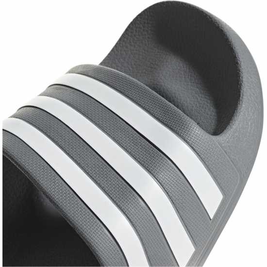 Мъжки сандали и джапанки Adidas Adilette Aqua Slide Mens Сиво/Бяло Adidas Adilette Aqua Slide Mens Сиво/Бяло Мъжки сандали и джапанки