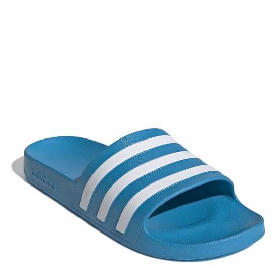 Adidas Adilette Aqua Slide Mens Сол Син/Бял Мъжки сандали и джапанки