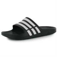 Adidas Slide On Pool Shoes Mens Black/White Мъжки сандали и джапанки