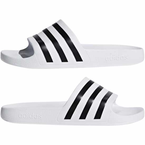 Adidas Adilette Aqua Slide Mens Бяло/Черно Мъжки сандали и джапанки