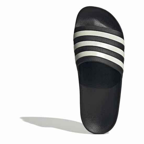 Adidas Adilette Aqua Slide Mens Черно/Бело Adidas Adilette Aqua Slide Mens Черно/Бело
