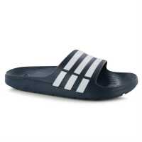 Adidas Slide On Pool Shoes Mens Navy/White Мъжки сандали и джапанки