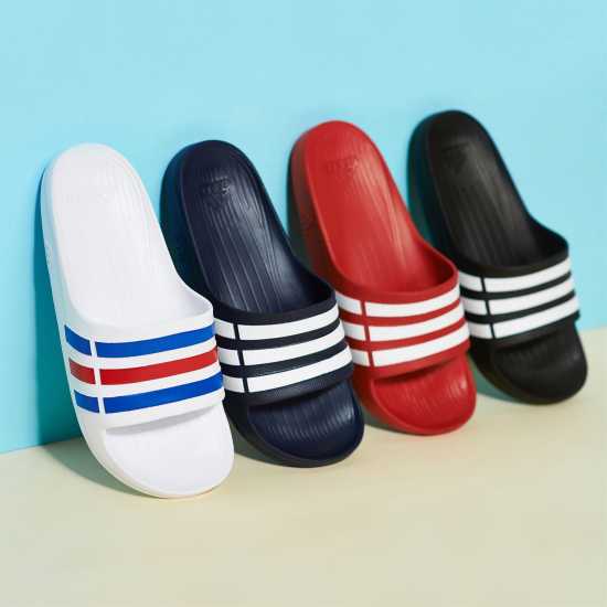 Мъжки сандали и джапанки Adidas Adilette Aqua Slide Mens Морско синьо/Бяло Adidas Adilette Aqua Slide Mens Морско синьо/Бяло Мъжки сандали и джапанки