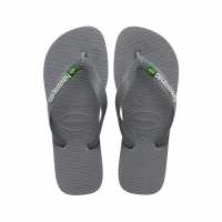 Havaianas Джапанки Brazil Logo Flip Flops Steel Grey 5002 Мъжки сандали и джапанки
