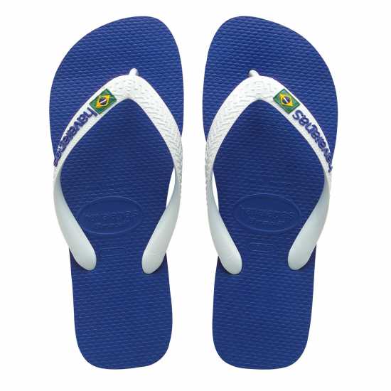 Havaianas Джапанки Brazil Logo Flip Flops MarineBlue 2711 - Мъжки сандали и джапанки