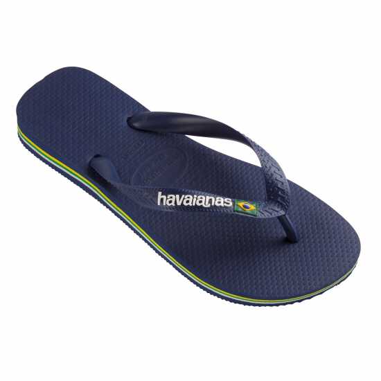 Havaianas Джапанки Brazil Logo Flip Flops Navy Blue 0555 Мъжки сандали и джапанки