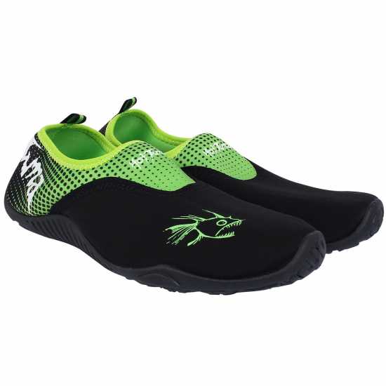 Hot Tuna Mens Aqua Water Shoes Black/Lime/Fde Аква обувки