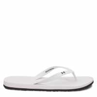 Under Armour Men's Pool Sliders White/Black 