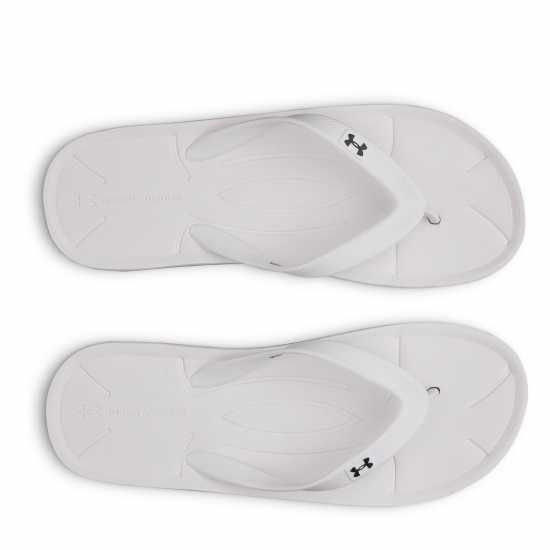 Under Armour Men's Pool Sliders White/Black 