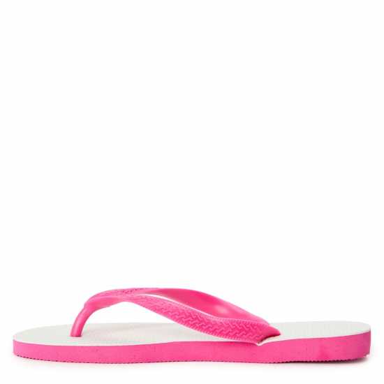 Havaianas Джапанки Hav. Tradicional Black 39/40 Flip Flops Unisex Adults White/Pink 