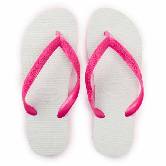 Havaianas Джапанки Hav. Tradicional Black 39/40 Flip Flops Unisex Adults White/Pink 