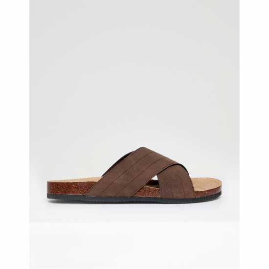 Threadbare Atlante Flat Sandal Шоколад Threadbare Atlante Flat Sandal Шоколад