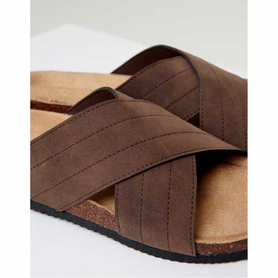Threadbare Atlante Flat Sandal Шоколад Threadbare Atlante Flat Sandal Шоколад