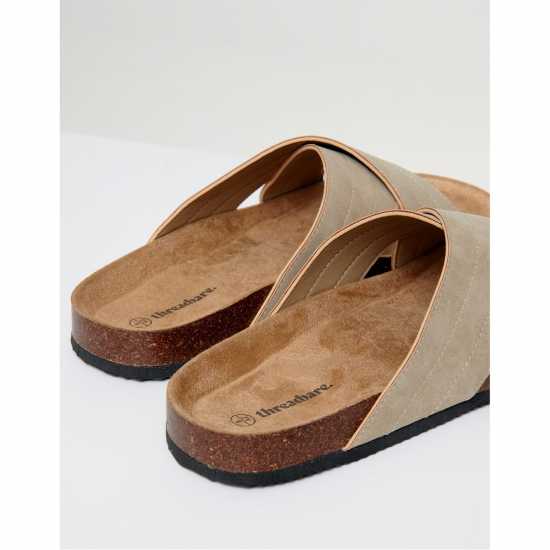 Threadbare Atlante Flat Sandal Бежово Threadbare Atlante Flat Sandal Бежово