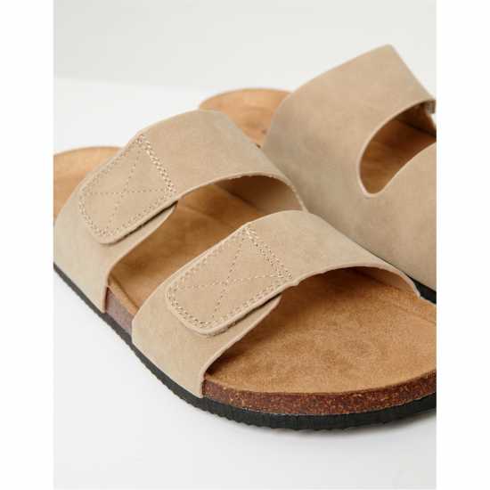 Threadbare Artemis Flat Sandal Бежово 