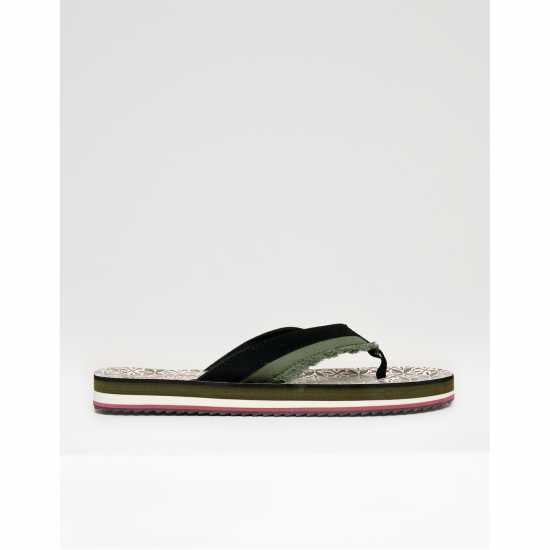 Threadbare Men's August Flip Flop Хаки 