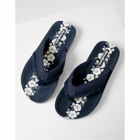 Threadbare Men's August Flip Flop Морска синьо Threadbare Men's August Flip Flop Морска синьо