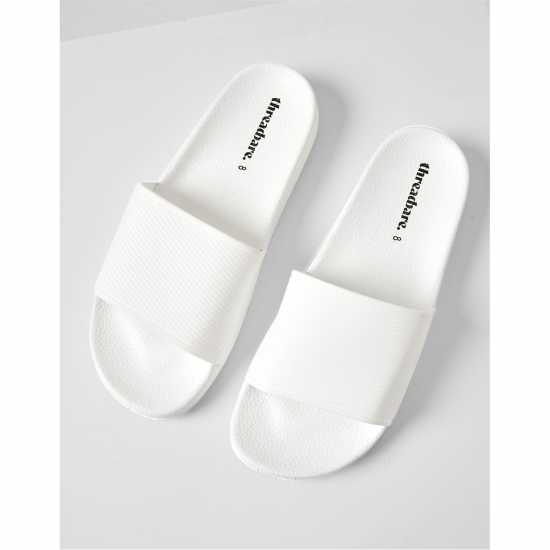 Threadbare Arlo Flat Sandal Бяло 