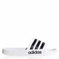 Adidas Adilette Shower Slides Unisex White/Black Мъжки сандали и джапанки