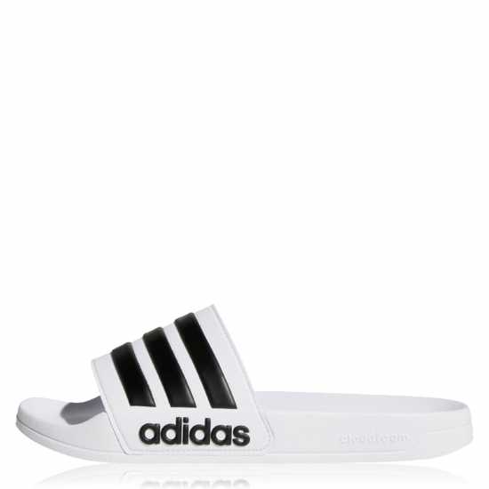 Adidas Adilette Shower Slides Unisex Бяло/Черно Мъжки сандали и джапанки