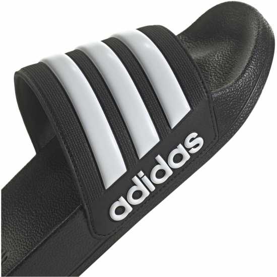 Adidas Adilette Shower Slides Unisex Черно/Бяло Мъжки сандали и джапанки