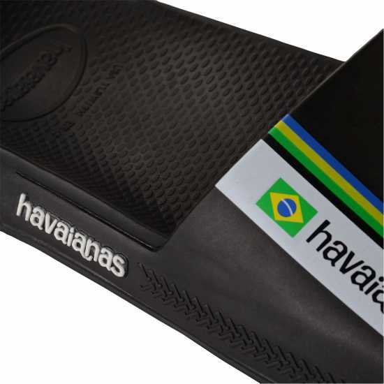 Havaianas Brasil Slides Unisex Black 0090 Мъжки сандали и джапанки