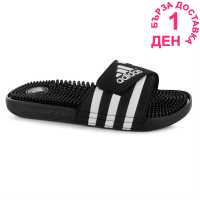 Adidas Мъжки Джапанки Adissage Mens Slider Sandals Black/White Мъжки сандали и джапанки