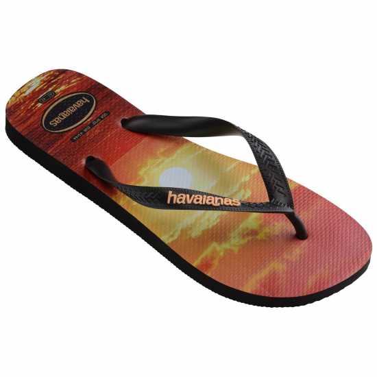 Havaianas Мъжки Джапанки Hav. Hype White/white/black/black 4 Flip Flops Mens Dark Black 